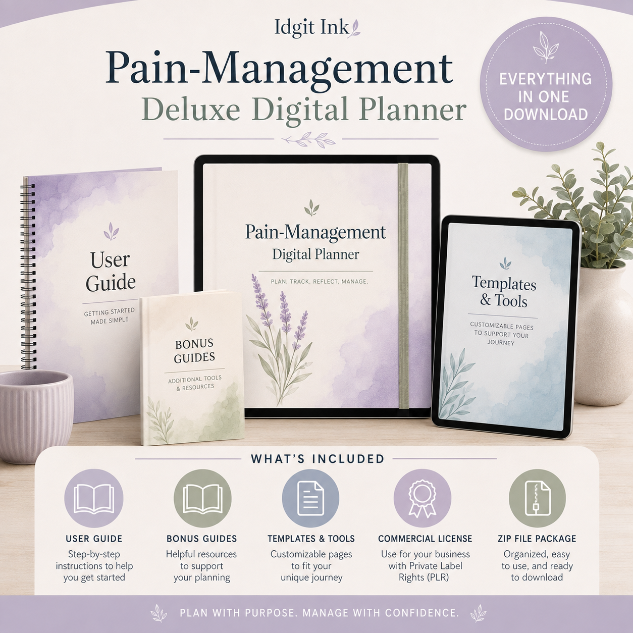 Pain-Management Deluxe Digital Planner and Pacing Toolkit listing image 10 of 10