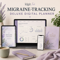 Migraine-Tracking Deluxe Digital Health Planner listing image 1 of 10