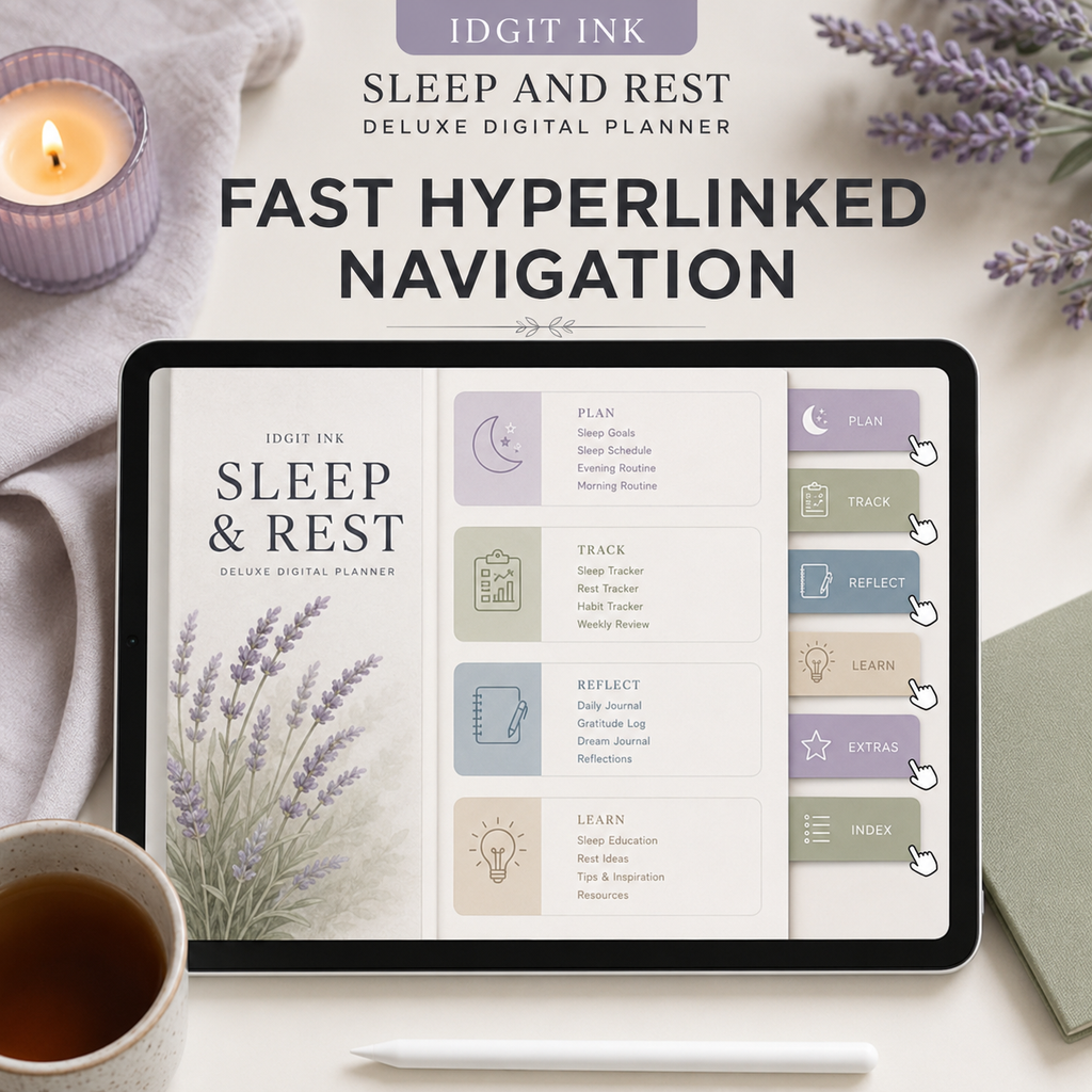 Sleep and Rest Deluxe Digital Planner — listing image 04