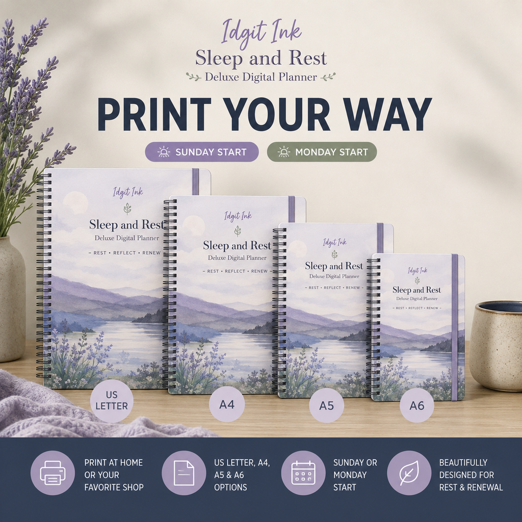 Sleep and Rest Deluxe Digital Planner — listing image 05