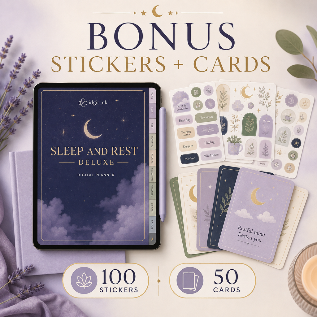 Sleep and Rest Deluxe Digital Planner — listing image 09