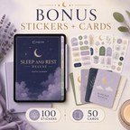 Sleep and Rest Deluxe Digital Planner — listing image 09