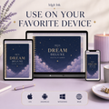Dream Journal and Sleep Reflection Deluxe Digital Planner listing image 1 of 10
