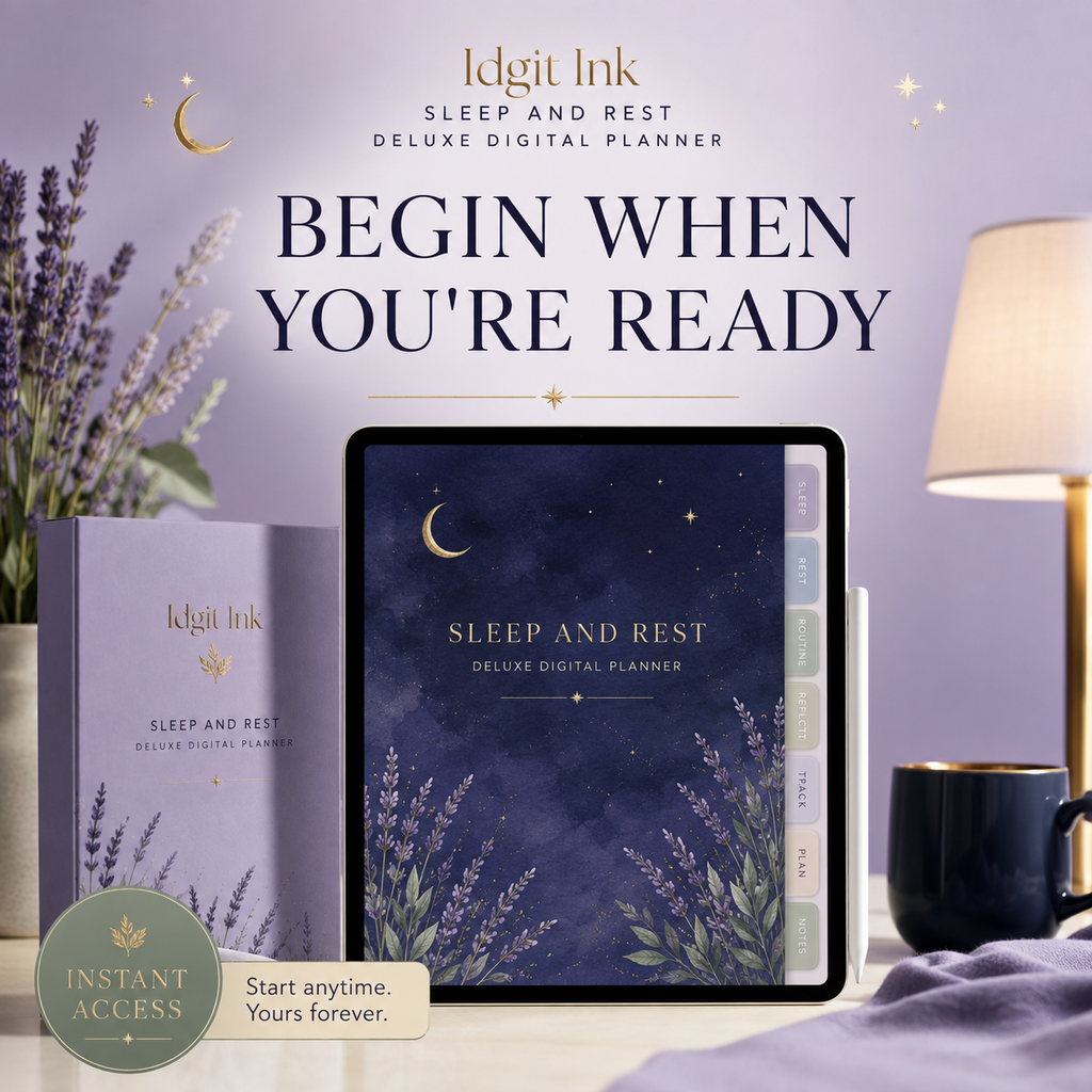 Dream Journal and Sleep Reflection Deluxe Digital Planner listing image 3 of 10