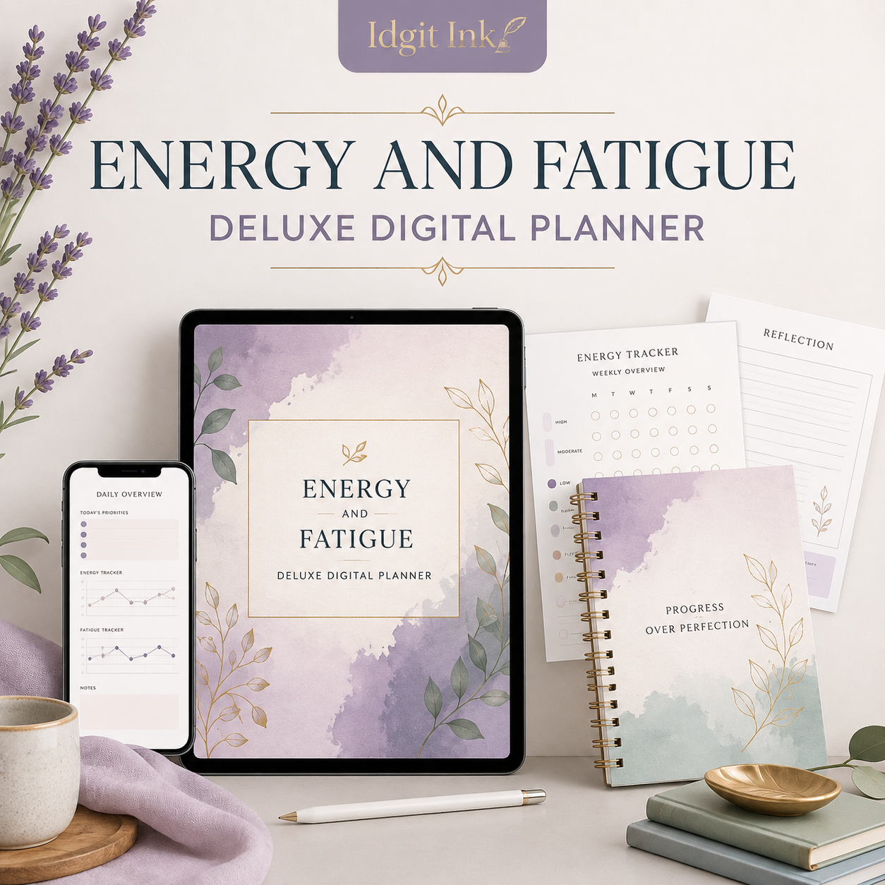 Energy and Fatigue Deluxe Digital Planner and Pacing Toolkit listing image 3 of 10