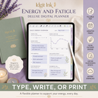 Energy and Fatigue Deluxe Digital Planner and Pacing Toolkit listing image 7 of 10