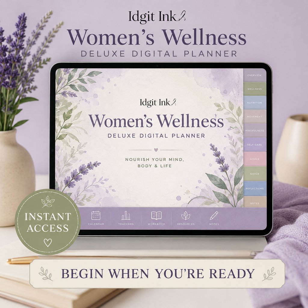 Women’s Wellness Deluxe Digital Planner listing image 9 of 10