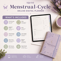 Menstrual-Cycle Deluxe Digital Tracking Planner listing image 1 of 10