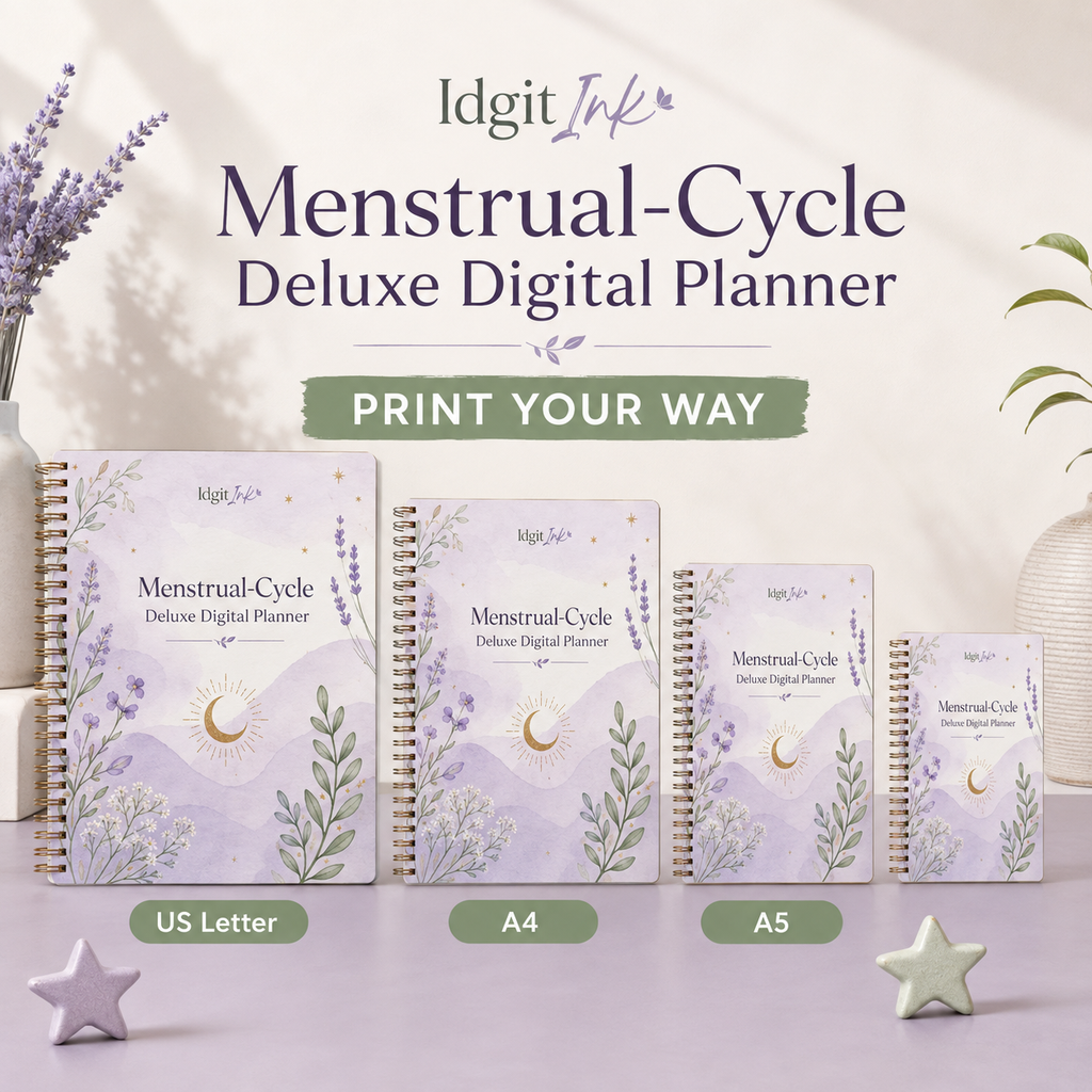 Menstrual-Cycle Deluxe Digital Tracking Planner listing image 6 of 10