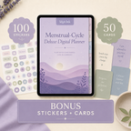 Menstrual-Cycle Deluxe Digital Tracking Planner listing image 7 of 10