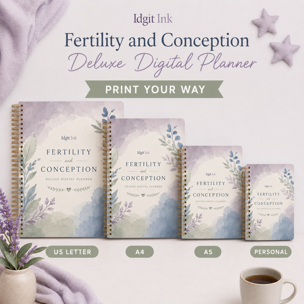 Fertility and Conception Deluxe Digital Planner listing image 1 of 10