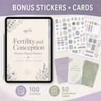 Fertility and Conception Deluxe Digital Planner listing image 8 of 10