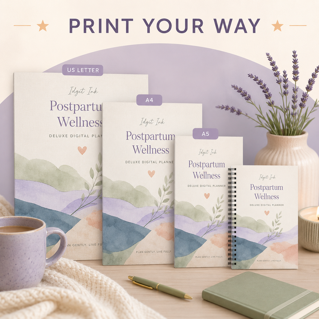 Postpartum Wellness Deluxe Digital Planner and Support Toolkit listing image 6 of 10