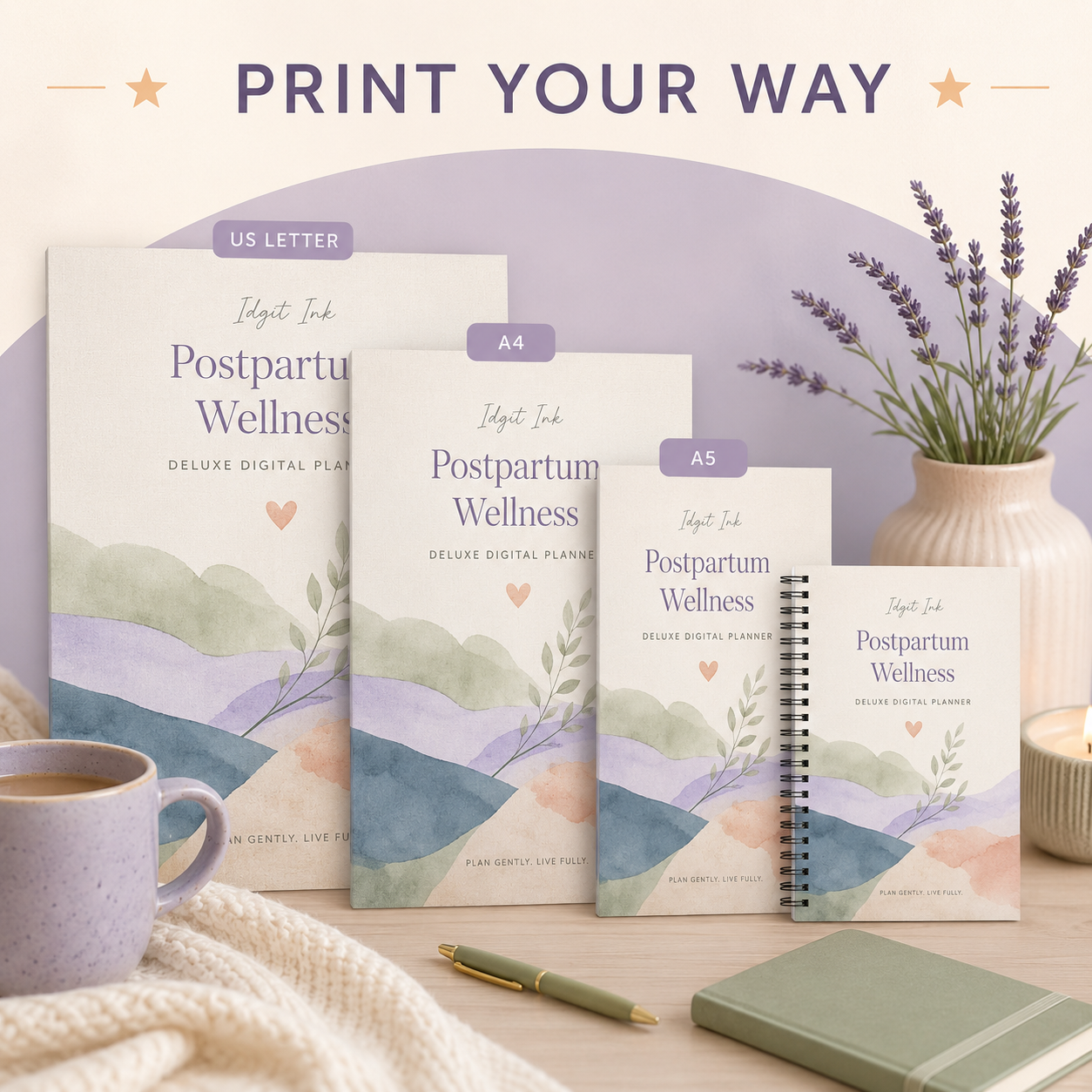 Postpartum Wellness Deluxe Digital Planner and Support Toolkit listing image 6 of 10