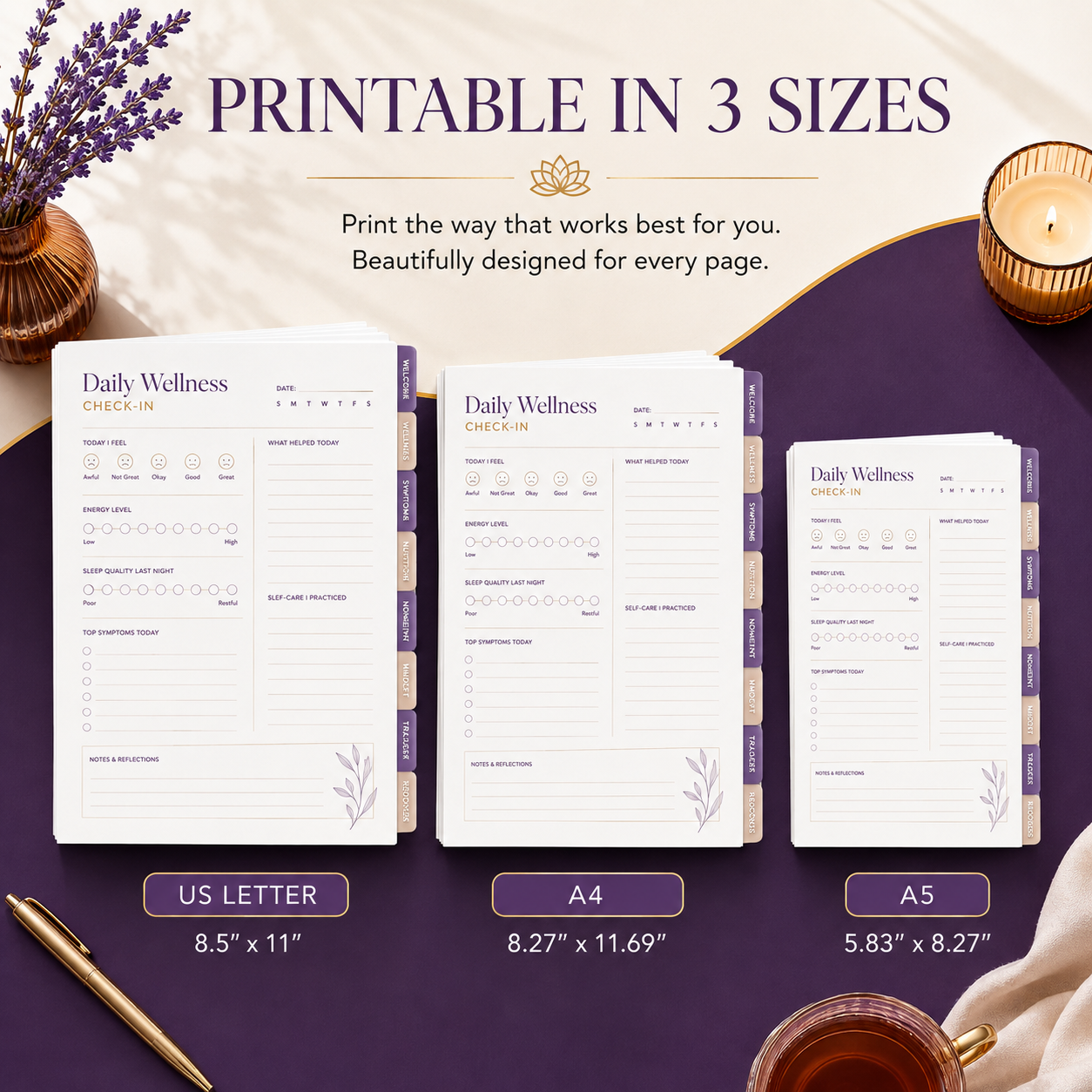 Menopause Wellness Deluxe Digital Planner and Symptom Tracker listing image 1 of 10