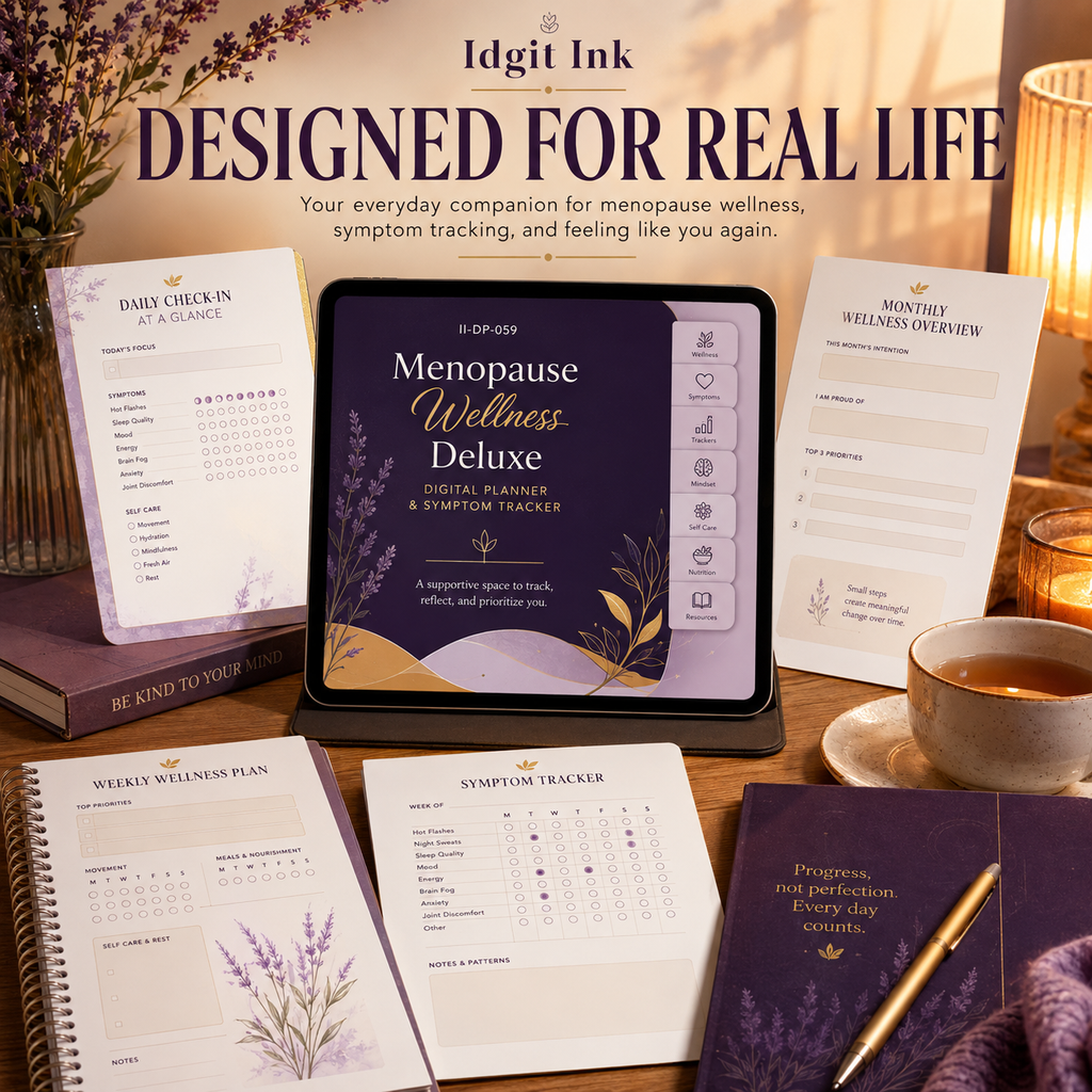 Menopause Wellness Deluxe Digital Planner and Symptom Tracker listing image 7 of 10