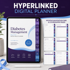 Diabetes Management Deluxe Digital Health Planner listing image 3 of 10