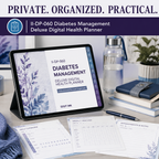 Diabetes Management Deluxe Digital Health Planner listing image 5 of 10