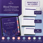 Blood-Pressure Tracking Deluxe Digital Planner listing image 3 of 10