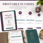 Medication and Appointment Deluxe Digital Health Planner listing image 6 of 10