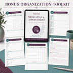 Medication and Appointment Deluxe Digital Health Planner listing image 7 of 10