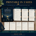 Sobriety and Recovery Deluxe Digital Planner and Support Toolkit listing image 5 of 10