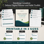 Smoking-Cessation Deluxe Digital Planner and Habit Toolkit listing image 7 of 10