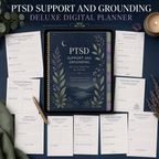 PTSD Support and Grounding Deluxe Digital Planner — listing image 03