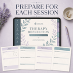 Therapy Reflection Deluxe Digital Planner and Session Companion — listing image 03