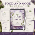 Food and Mood Deluxe Digital Tracking Planner — listing image 01