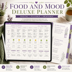 Food and Mood Deluxe Digital Tracking Planner — listing image 04