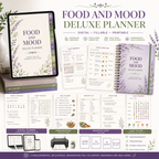 Food and Mood Deluxe Digital Tracking Planner — listing image 08