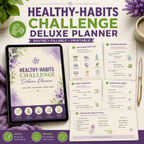 Healthy-Habits Challenge Deluxe Digital Planner — listing image 02