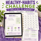 Healthy-Habits Challenge Deluxe Digital Planner — listing image 03