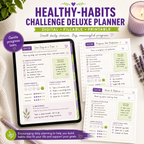 Healthy-Habits Challenge Deluxe Digital Planner — listing image 05
