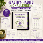 Healthy-Habits Challenge Deluxe Digital Planner — listing image 09