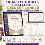 Healthy-Habits Challenge Deluxe Digital Planner — listing image 10