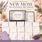 New-Mom Deluxe Digital Planner and Support Bundle — listing image 08