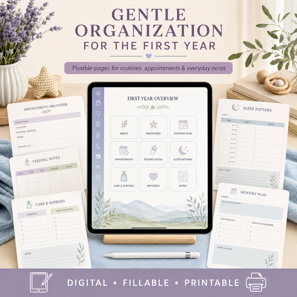 Baby’s First-Year Deluxe Digital Planner and Memory Book listing image 4 of 10