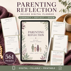 Parenting Reflection Deluxe Digital Planner listing image 1 of 10