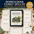 Homeschool Family Deluxe Digital Academic Planner listing image 1 of 10