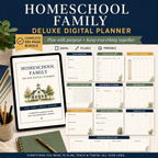 Homeschool Family Deluxe Digital Academic Planner listing image 2 of 10