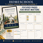 Homeschool Family Deluxe Digital Academic Planner listing image 4 of 10