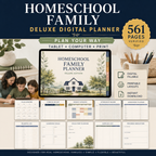 Homeschool Family Deluxe Digital Academic Planner listing image 6 of 10