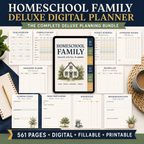 Homeschool Family Deluxe Digital Academic Planner listing image 8 of 10