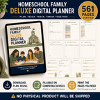 Homeschool Family Deluxe Digital Academic Planner listing image 10 of 10