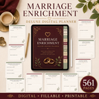 Marriage Enrichment Deluxe Digital Planner and Workbook listing image 1 of 10