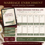 Marriage Enrichment Deluxe Digital Planner and Workbook listing image 3 of 10