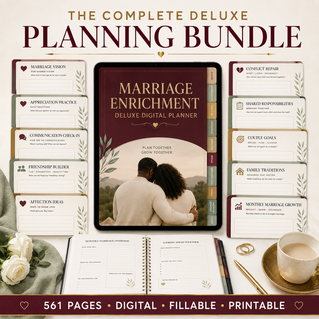 Marriage Enrichment Deluxe Digital Planner and Workbook listing image 8 of 10