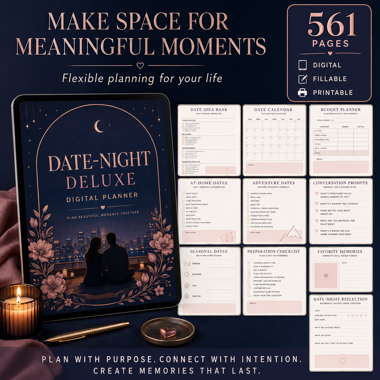 Date-Night Deluxe Digital Planner and Memory Bundle listing image 7 of 10